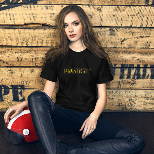 T-shirt Logo Texte Brodé Prestige™ Unisexe - Prestige SXM