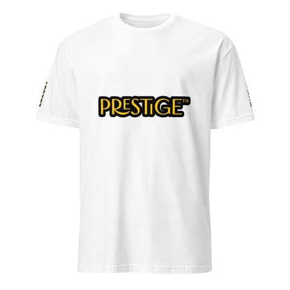 T-shirt Logo Texte Imprimé Prestige™ Unisexe à Manches Courtes - Prestige SXM