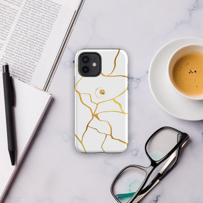 Filament Prestige™ White and Gold Hard Case for iPhone®