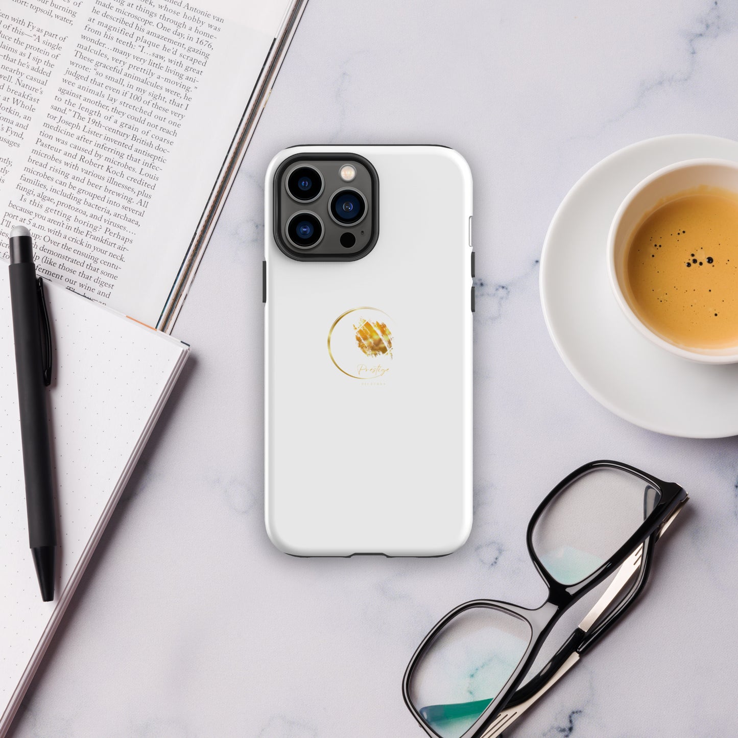 Pure White Prestige™ Hard Case for iPhone®