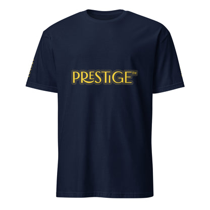 Prestige™ Unisex Kurzarm-Text-Logo-T-Shirt