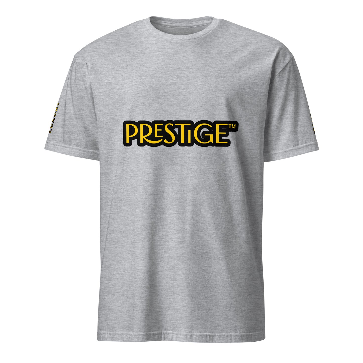 Prestige™ Unisex Kurzarm-Text-Logo-T-Shirt