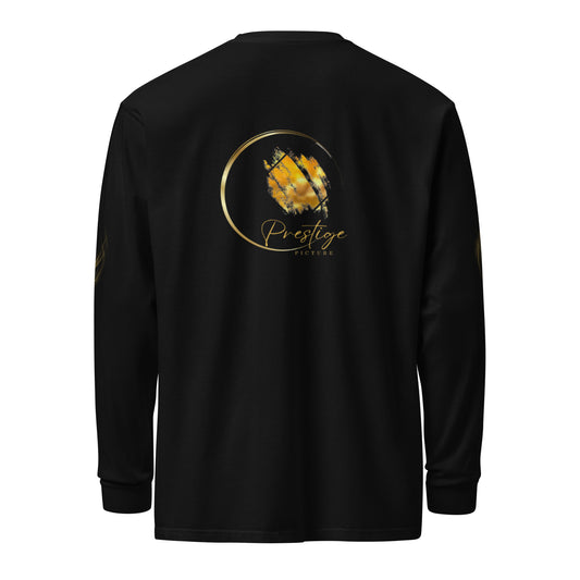 Prestige™ Unisex-Langarm-Sweatshirt in den Farben Schwarz und Gold