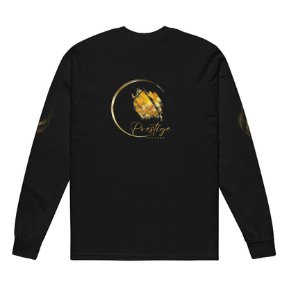 Prestige™ Unisex-Langarm-Sweatshirt in den Farben Schwarz und Gold