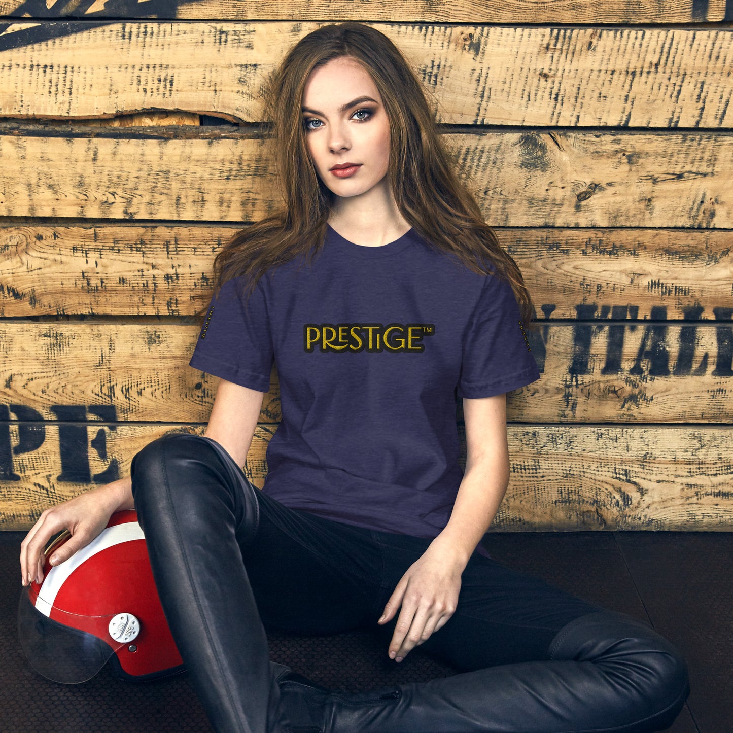 T-shirt Logo Texte Brodé Prestige™ Unisexe