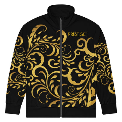 Veste de survêtement unisexe Noir et Or Floraison - Prestige SXM