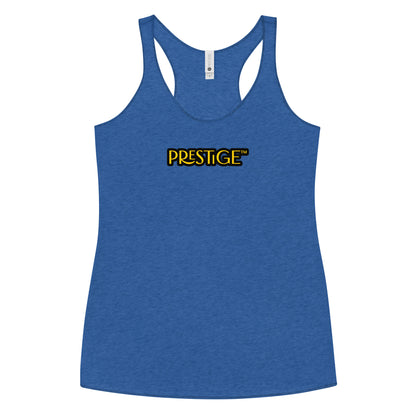 Prestige™ Women's Vintage Racerback Tank Top Black & Gold